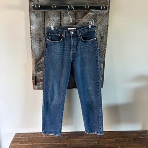 Women's Levi's Dark Wash Wedgie Straight